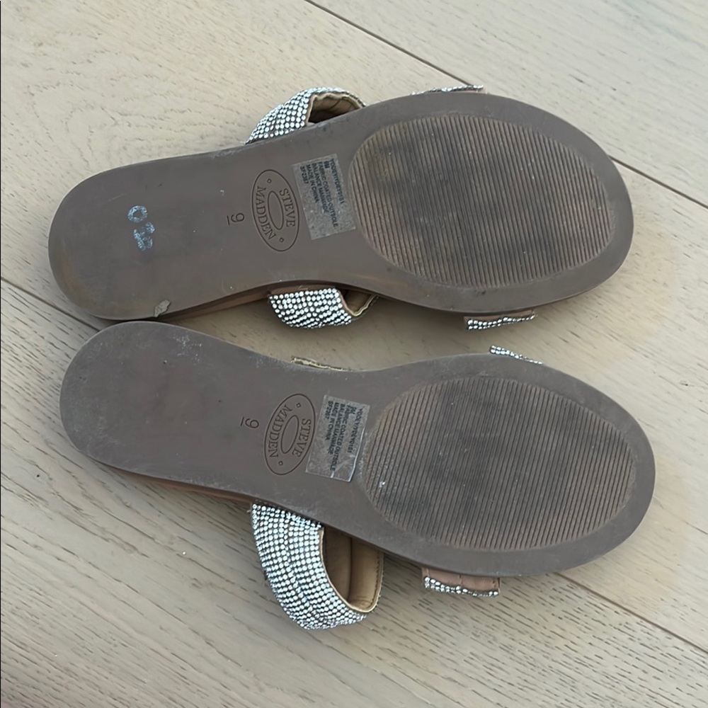 Steve Madden Rhinestone Sandals - Picture 2 of 3